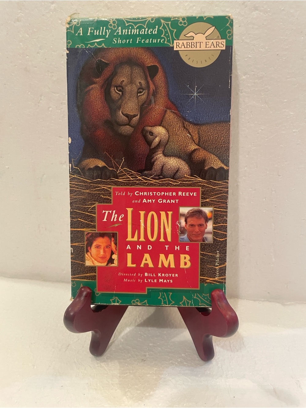 The Lion and the Lamb VHS Christmas videotape by Christopher Reeve Amy Grant